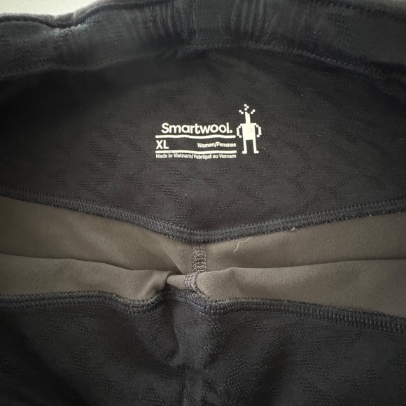 Smartwool Merino Moto Leggings Army Green - Picture 3 of 6